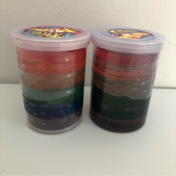 Rainbow Putty and Rainbow Ooze Slime Brand New - Picture 5 of 5